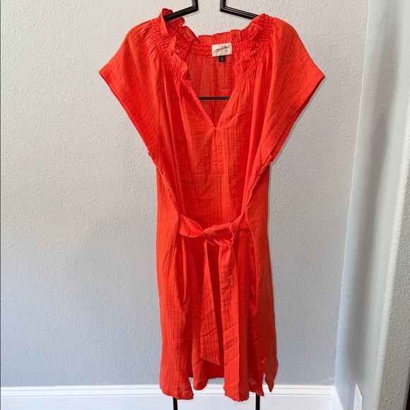 Universal Thread Dresses & Skirts - Universal Thread Vibrant Orange Midi Dress